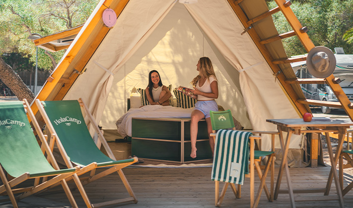 Vacances-passion - Camping Hola Camp Sitges Relax - Barcelone - Espagne